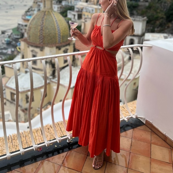 Jonathan Simkhai Women's Rem Cut-Out Maxi Dress - Picture 1 of 6